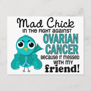 Postal Mad Chick 2 Friend Ovarian Cancer