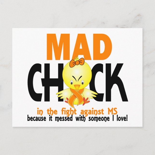 Postal Mad Chick In Fight MS (Anverso)