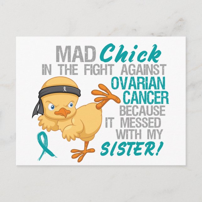 Postal Mad Chick Messed With Sister 3 Ovarian Cancer (Anverso)