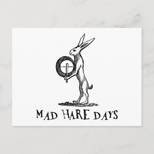 Postal Mad Hare Days (Anverso)