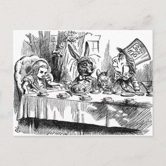 Postal Mad Hatter (Anverso)