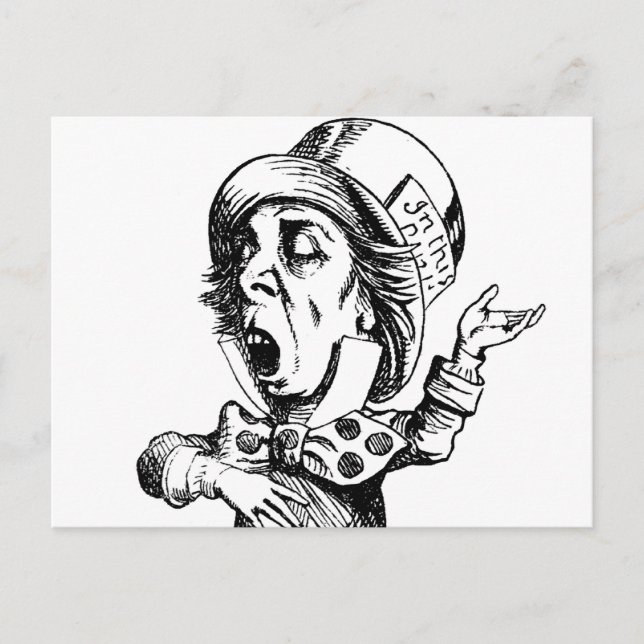 Postal Mad Hatter (Anverso)