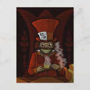 Postal Mad Hatter Postcard