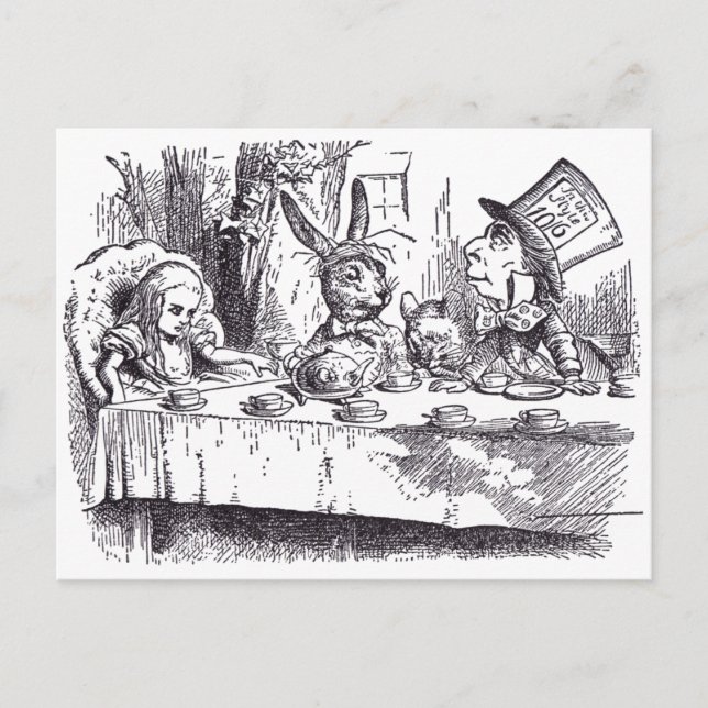 Postal Mad Tea Fiesta (Anverso)