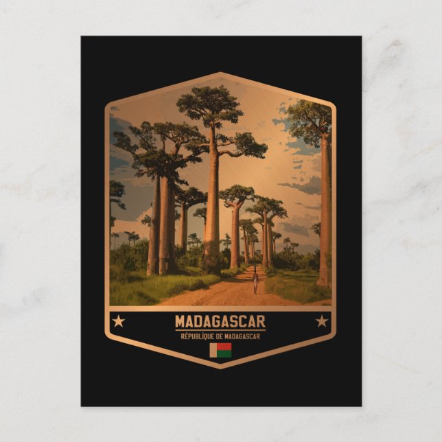 Postal Madagascar (Anverso)