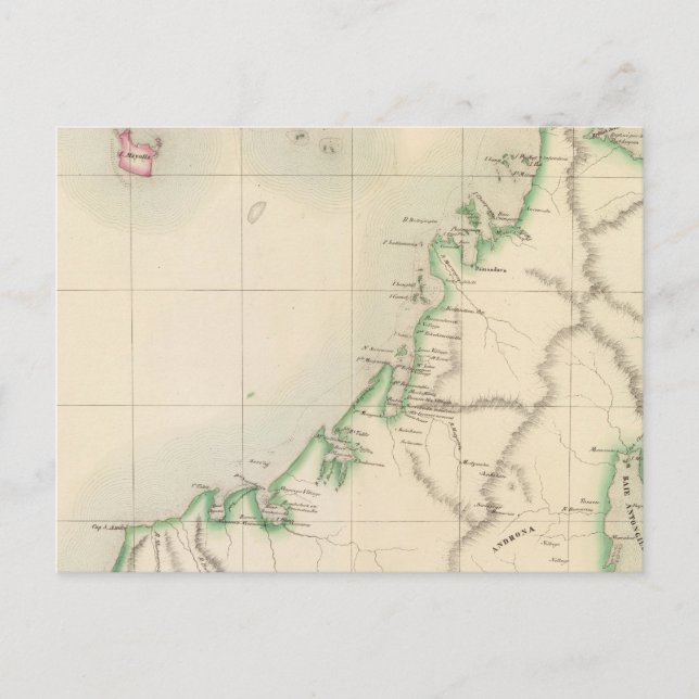 Postal Madagascar África 55 (Anverso)