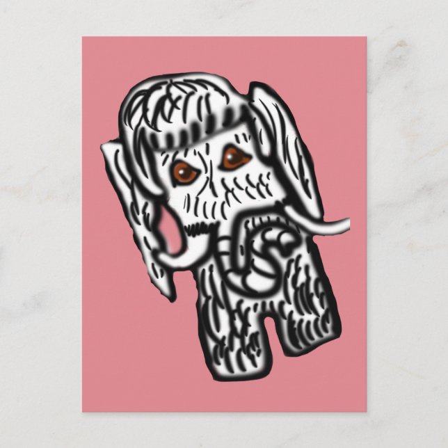 Postal Madalynne El Mammoth (Anverso)