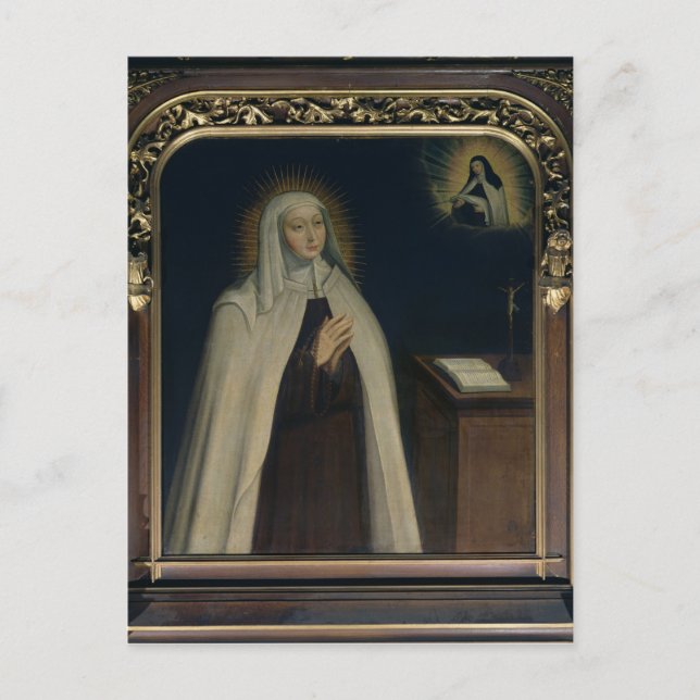 Postal Madame Acarie conocida como Marie de l'Incarnation (Anverso)