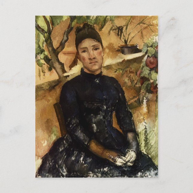 Postal Madame Cezanne en el Conservatorio (Anverso)