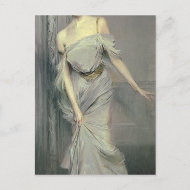 Postal Madame Charles Max, 1896 (Anverso)