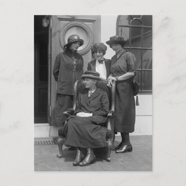 Postal Madame Curie, a principios del siglo XX (Anverso)