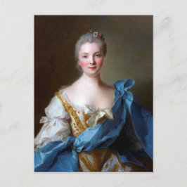 Postal Madame de la Porte 1754 por Jean-Marc Nattier