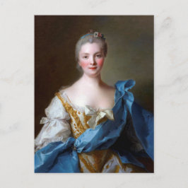 Postal Madame de la Porte 1754 por Jean-Marc Nattier