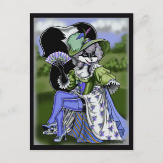 Postal Madame de Pew Postcard