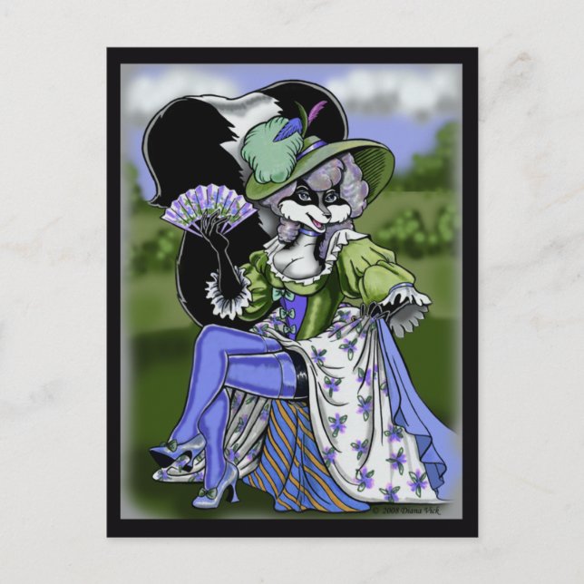 Postal Madame de Pew Postcard (Anverso)