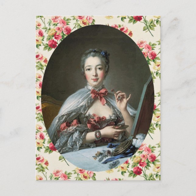 Postal Madame de Pompadour (Anverso)
