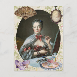 Postal Madame de Pompadour