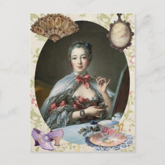 Postal Madame de Pompadour