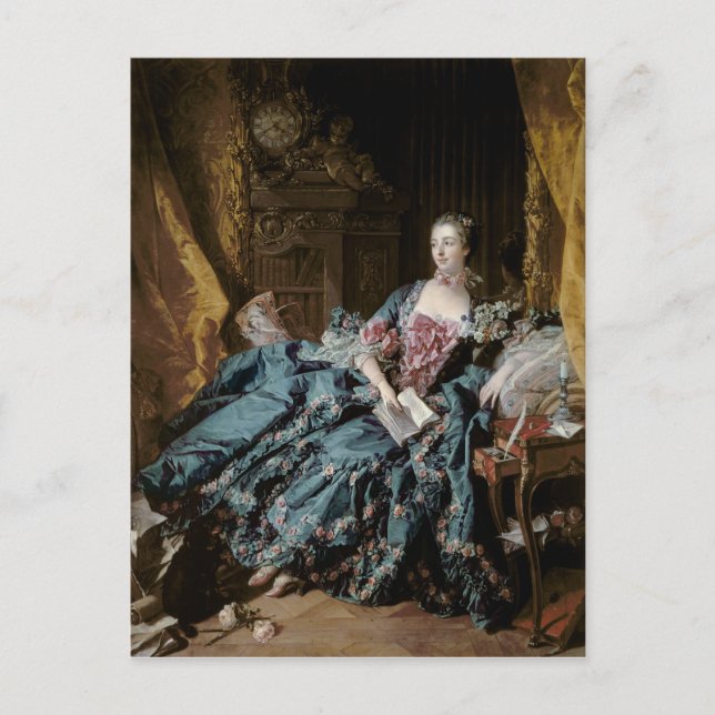 Postal Madame de Pompadour, 1756 (Anverso)