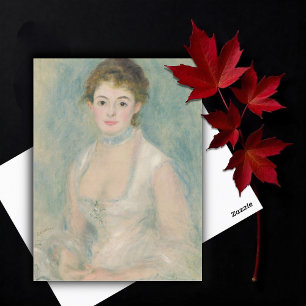 Postal Madame Henriot por Auguste Renoir