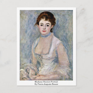 Postal Madame Henriot-Portrait De Pierre-Auguste Renoir