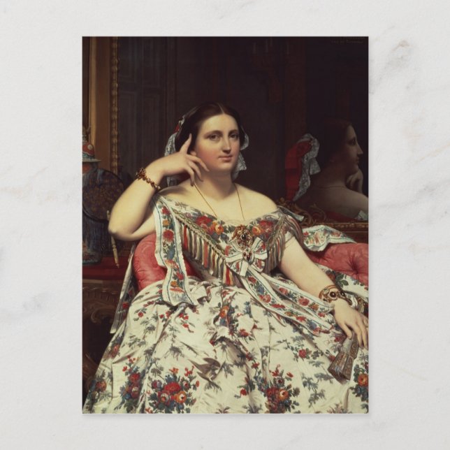 Postal Madame Moitessier, 1856 (Anverso)