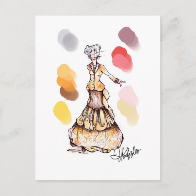 Postal madame morrible (Anverso)