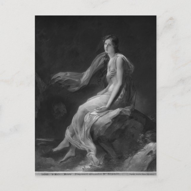 Postal Madame Recamier (Anverso)
