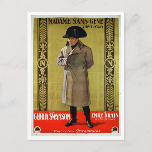 Postal Madame Sans-Gêne (película, 1925) (Anverso)