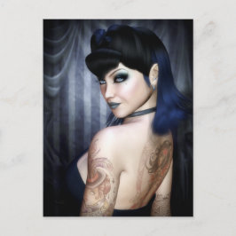 Postal Madame Sophie Vampire Queen Postcard