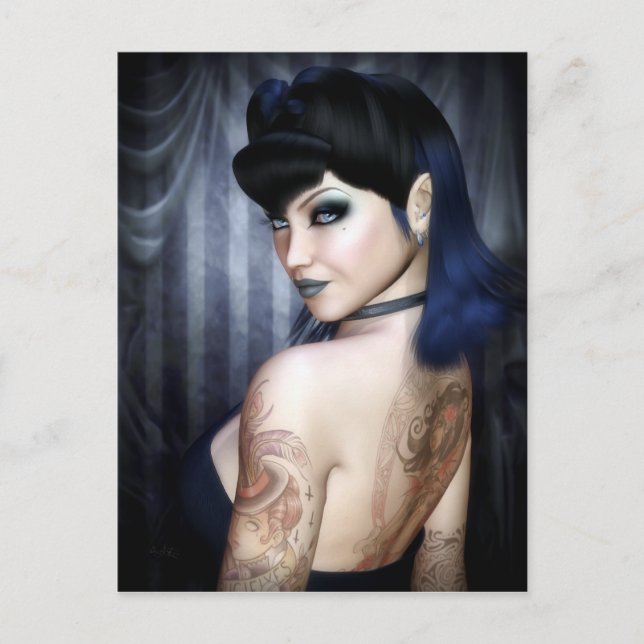 Postal Madame Sophie Vampire Queen Postcard (Anverso)