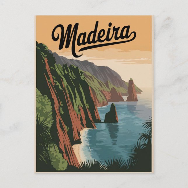 Postal Madeira Portugal (Anverso)
