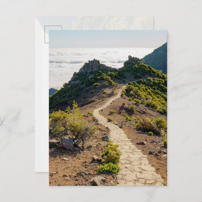 Postal Madeira PR 1.2 hike to Pico Ruivo (Anverso / Reverso)