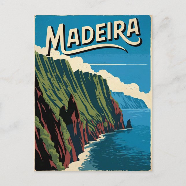 Postal Madeira Vintage (Anverso)