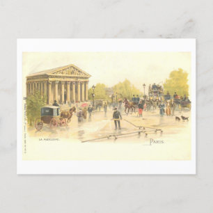 Postal Madeleine Paris Vintage Postcard