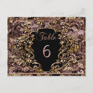 Postal Madelina Cavendish Victorian Table Number Card