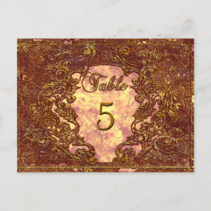 Postal Madelina Kandice Victorian Table Number Card