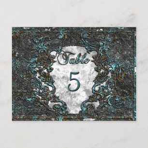Postal Madelina Rupert Victoria Table Number Card