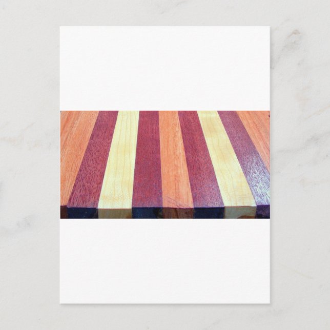 POSTAL MADERA DE COLOR GORGEOSO (Anverso)