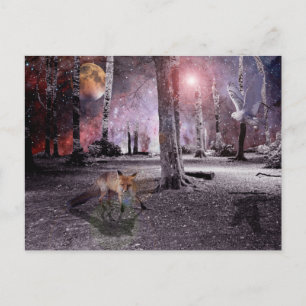 Postal Madera silenciosa