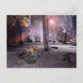 Postal Madera silenciosa