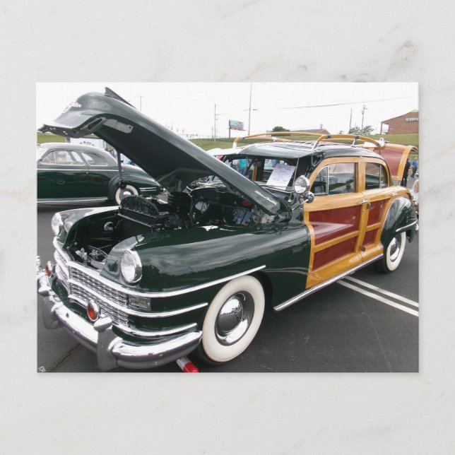 Postal Madera vintage (Anverso)
