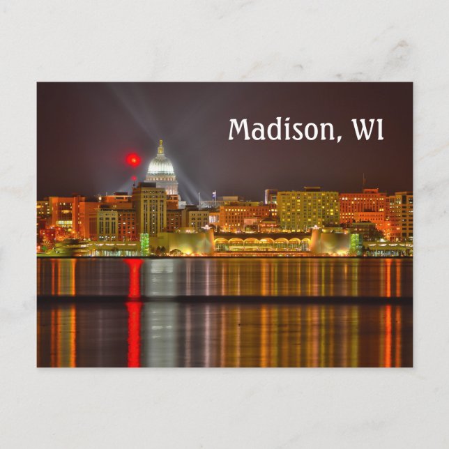 Postal Madison, Wisconsin (Anverso)