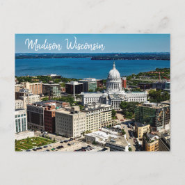 Postal Madison, Wisconsin Postcard The Capitol