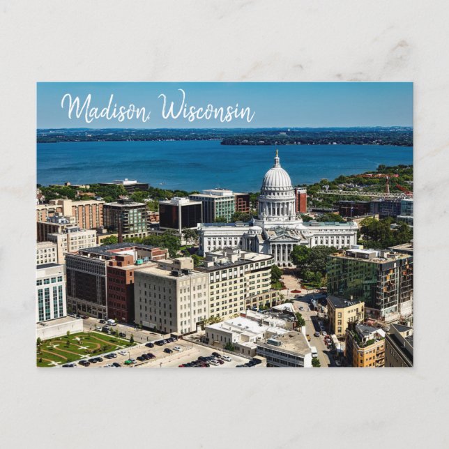 Postal Madison, Wisconsin Postcard The Capitol (Anverso)