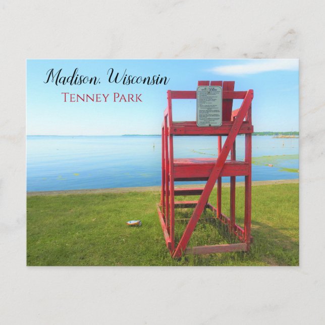Postal Madison, Wisconsin Tenney Park Presidente de Salva (Anverso)