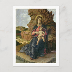 Postal Madonna de la Cueva, 1488-90 (temperatura sobre el
