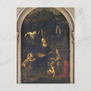 Postal Madonna de las Rocas, c.1478