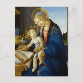 Postal Madonna del libro de Botticelli