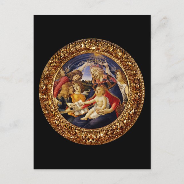 Postal Madonna del Magnificat (Anverso)